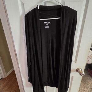 Torrid Black Open Front Cardigan